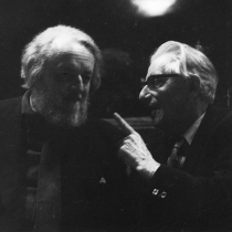 Gottfried von Einem und Hans Chemin-Petit 1976