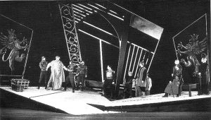  Szene aus der Uraufführung KÖNIG NICOLO am 6. Mai 1962 im Stadttheater Aachen Foto: Frans Driessens, Aachen 