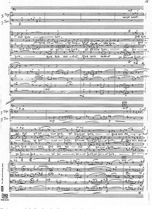 Partiturautograph der Symphonischen Kantate nach Prediger Salomonis, 1966